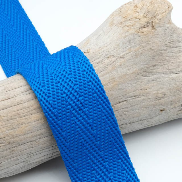 30mm Neon Blue Polypropylene Strap - Maison Klem